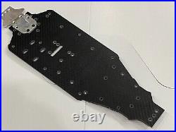 Carbon Fiber Chassis with 7075 Aluminum Front Bulkhead for 1/8 Traxxas Sledge