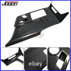 Carbon Fiber Console Water Holder Gear Shifter Panel Cover For C7 Corvette 14-19