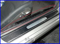 Carbon Fiber Door Side Sill Cover For Porsche Carrera S 4S Turbo 997 911 LHD