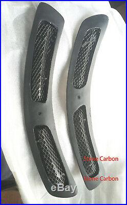 Carbon Fiber Fender Vents V Style Fit For Lancer EVO 10 X 2008-2015