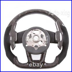 Carbon Fiber Flat Steering Wheel for Audi S4 S5 S6 S7 RS3 RS4 RS5 RS6 RS7 B9 18+