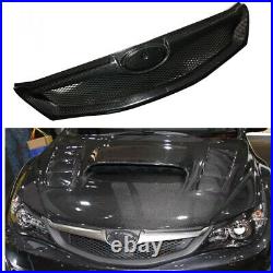 Carbon Fiber Front Bumper Grille Nesh For 2008 2009-2010 Subaru Impreza WRX STi