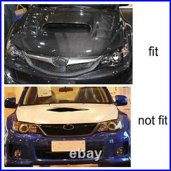 Carbon Fiber Front Bumper Grille Nesh For 2008 2009-2010 Subaru Impreza WRX STi
