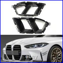 Carbon Fiber Front Bumper Side Air Vent Cover For BMW G80 M3 G82 G83 M4 21-24