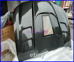 Carbon Fiber Front Hood Vented Bonnet Cover Fit For Maserati Ghibli 2014-2020