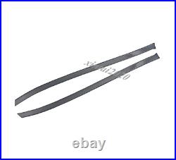 Carbon Fiber Front Windshield Glass Strip Cover Trim For Benz GLE W167 2020-2022