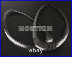 Carbon Fiber Headlight Eyebrow Eyelid Cover For Porsche Boxster Cayman 2005-2008