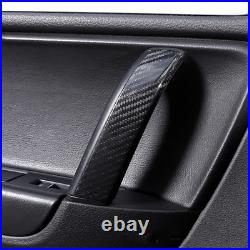 Carbon Fiber Inner Door Armrest Stripe Cover Trim For Volkswagen Touareg 11-17