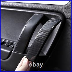 Carbon Fiber Inner Door Armrest Stripe Cover Trim For Volkswagen Touareg 11-17