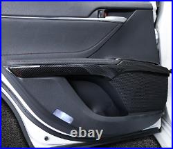 Carbon Fiber Interior Door Decoration Strip Cover Trim For Toyota Camry 18-2023