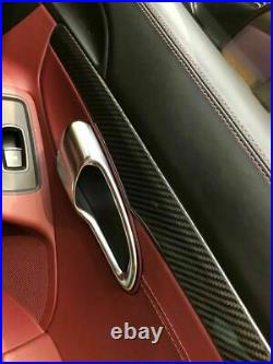 Carbon Fiber L&R Door Interior Trim For Porsche 911 Carrera 2013-18 991.1 991.2