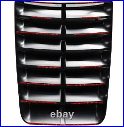 Carbon Fiber Layer Hood Scoop Vent Engine Cover GT500 Style for Mustang 2015-17