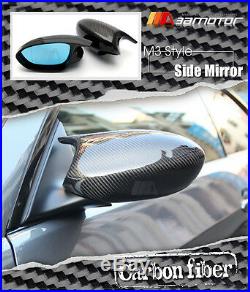 Carbon Fiber M3 Side Door Mirrors + Polarize Mirror for BMW E90 E92 E93 Pre-LCI