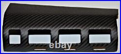 Carbon Fiber Matte Center Console Cover Mid Controls Section for Nissan GTR35
