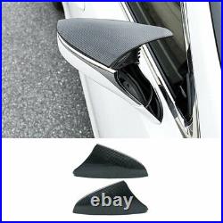Carbon Fiber Ox Horn Rearview Mirror Cover Trim19-2021 For Lexus RC ES LS LC UX