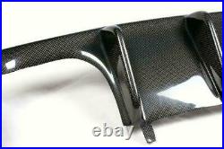 Carbon Fiber Rear Bumper Lip Diffuser Spoiler for BMW 3 Series E92 E93 M3 08-13