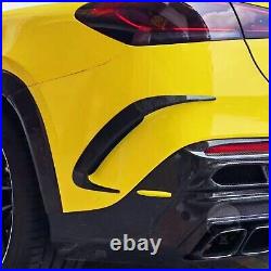 Carbon Fiber Rear Bumper Splitter Canards Fins For Mercedes Benz C292 GLE63 AMG