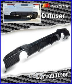 Carbon Fiber Rear Diffuser Dual for 09-11 BMW E90 LCI with Performance Bumper only