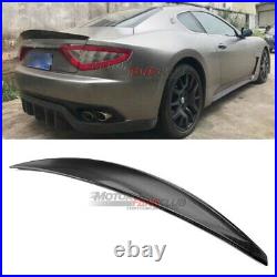 Carbon Fiber Rear Spoiler For Maserati GT Gran Turismo Coupe 2007 2008-2013