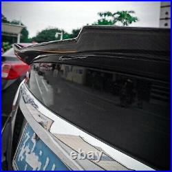Carbon Fiber Rear Spoiler Lip For Nissan Altima 2013 2014 2015 Sedan Black NI