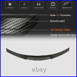 Carbon Fiber Rear Trunk Lid Spoiler Wing For BMW 4 Series F82 M4 Coupe 2014-2019