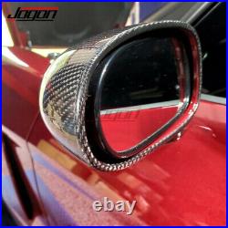 Carbon Fiber Rear View Mirror Cap Cover For Chevrolet Corvette C6 ZR1 2005-2013