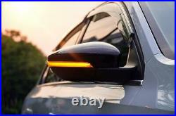 Carbon Fiber Rear View Side Door Mirror Cover For Volkswagen Jetta MK6 2012-2018
