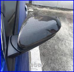 Carbon Fiber Rearview Mirror Cover Trim 2PCS For Honda Civic Sedan 2016-2021