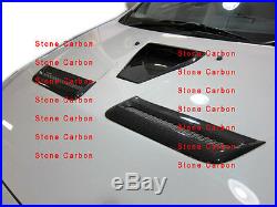 Carbon Fiber Scoop Vent VT Style 3pcs Fit For 08-15 Lancer EVO X 10 Hood