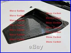 Carbon Fiber Scoop Vent VT Style 3pcs Fit For 08-15 Lancer EVO X 10 Hood