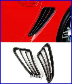 Carbon Fiber Side Vent Air Duct Intake Cover For Porsche Cayman S 987 2006-2012