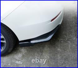 Carbon Fiber Style Rear Bumpers Lip Side Skirt Splitter For Honda Civic 22-2023