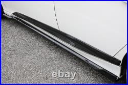 Carbon Fiber look Side Door Body Guard Molding Cover Trim For Honda Accord 18-22