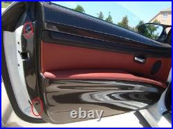 Carbon fiber inner door panel Doorblades card Fit LHD BMW 2007-11 M3 E93 E92
