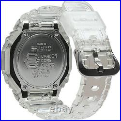 Casio G-Shock 2100 Transparent Clear Pack Casioak New Watch Resin GA2100SKE-7A