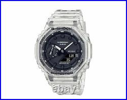 Casio G-Shock Analog Digital Transparent Pack Clear/Black Watch GA2100SKE-7A