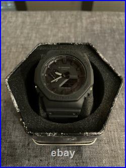 Casio G-Shock GA-2100-1A1ER Carbon Casioak Black Digital Watch Free US Shipping