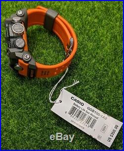 Casio G-Shock Mudmaster Mens Watch Tough, Sealed, Digital, Orange GGB100-1A9