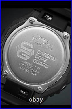 Casio G-shock Casioak BLACK CARBON FIBER Resin Watch GA2100-1A1 NEW IN BOX