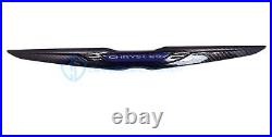 Chrysler 200 Black Carbon Fiber Wing Emblem 15-17 Front Bumper Grille Badge OEM