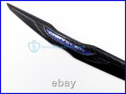Chrysler 200 Black Carbon Fiber Wing Emblem 15-17 Front Bumper Grille Badge OEM
