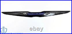 Chrysler 300 Black with Blue Carbon Fiber Grille Emblem 15-19 Badge OEM Mopar Wing