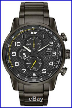 Citizen Eco-Drive Men's Primo Chronograph Gray Bracelet 45mm Watch CA0687-58E