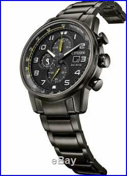 Citizen Eco-Drive Men's Primo Chronograph Gray Bracelet 45mm Watch CA0687-58E
