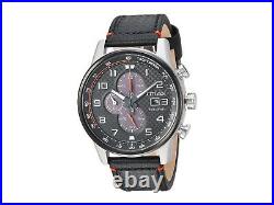 Citizen Eco-Drive Primo Men's Chronograph Black Leather 45mm Watch CA0681-03E