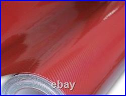 Color 7D Premium Super Gloss Carbon Fiber Vinyl Wrap Bubble Free Air Release 6D