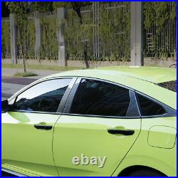 Cover Trim For Honda Civic 2016-20 Lower Window Strip Sill Molding Carbon Fiber