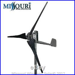 DC output Confederate 700 watt 3 blade 12 volt home wind turbine high wind