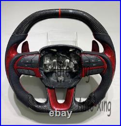 Dodge Charger Challenger Scat SRT GT Carbon Fiber Custom Steering Wheel 2015+