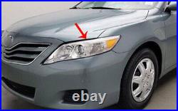 Dry Carbon Fiber Exterior Headlight Lamp Strip Trim For Toyota Camry 2007-2011